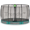 Trampolína s ochrannou sieťou Allure Premium ground Exit Toys prízemná priemer 366 cm zelená