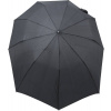 LAKAB Predĺžený skladací automatický dáždnik, čierna