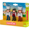 EFKO IGRÁČEK TRIO Vaříme set 3 figurky kloubové s doplňky