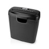 Nedis PASH120BKA4 - Skartovačka| Křížový řez | 6x stránek A4 | 12 l | Bezpečnostní standard: DIN 4 | 300 W | Černá