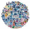 Nálepky Lilo a STITCH vodotesné, sada 50 ks, motivačné stickerbomb