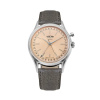 Vulcain Cricket President 36 mm - Pale Salmon - Grey + 5 rokov záruka a darček ZADARMO