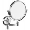 Sapho Závesné kozmetické zrkadlo, priemer 140mm, obojstranné, chróm XP012CH