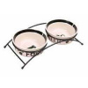 Set keramických misiek so stojanom 2 x 0,6 l/15 cm