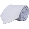 Korntex Kravata KXTIE8, klasická COT76TIE864099-silver UNI Stříbrná