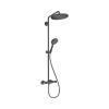 Sprchový systém s termostatickou batériou Hansgrohe Croma Select S 280 - Showerpipe čierna 26890670