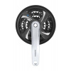 SHIMANO Kliky FCTX801 48/38/28 stříbrné 170+kryt