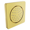 Mexen - podmietková sprchová tryska, štvorcová, 130x130 mm, zlatá, 79366-50