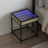 Nočný Stolík S Nekonečnými Led 40X40X51 Cm