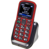 Aligator A321 Senior Dual SIM, červená-černá + nabíjecí stojánek