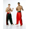 VÝPRODEJ Kalhoty DAX KICKBOXING FIGHTER PLUS červené - saténové Velikost: 190