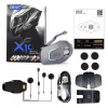 Motocyklový interkom EJEAS X10 MESH 4.0 + Bluetooth + 5G, dojazd 1,5 km