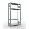 Policový regál SCHULTE, základné pole, 5 úrovní, nosnosť police250 kg, 1060 x 436 x 2000 mm