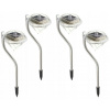 Solárne svietidlá - 4x záhradné lampy solárne LED Diamond Cold + RGB (Solárne svietidlá - 4x záhradné lampy solárne LED Diamond Cold + RGB)