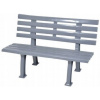 Záhradná lavica, lavička - Šedá záhradná lavica plastová terasa (Šedá záhradná lavica plastová terasa)