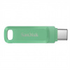 SanDisk Flash Disk 64GB Ultra Dual Drive Go, USB-C 3.2, Zelená SDDDC3-064G-G46AG