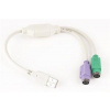 GEMBIRD Kábel adaptér USB-2xPS/2 30 cm UAPS12