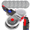 Mopovacia kefa pre vysávač DYSON V7 V8 V10 V11 Otočná mäkká mop