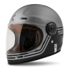 Cassida Moto přilba Fibre Super Hooligan černá/metalická šedá (Velikost: XXL (63-64))