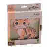 Jouéco Drevené mini puzzle 12m + The Wildies Family Tiger