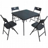Stôl a stoličky Saska garden plast Catering čierne