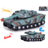 Tank 24cm 1:32 na baterie na setrvačník se světlem a zvukem v krabičce