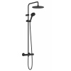 Hansgrohe Vernis Blend Sprchový set Showerpipe 240 s termostatom, 2 prúdy, EcoSmart, matná čierna 26428670-HG
