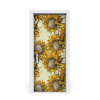Nálepka na dvere dyha 85x205 Retro Slnečnica (Nálepka na dvere dyha 85x205 Retro Slnečnica)