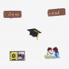 Amulety COQUI AMULETZ Too Cool for School mix