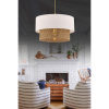 Závesná lampa, Echo - Beige, White