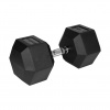 HEX pogumovaná liatinová činka 37,5 kg REBEL ACTIVE