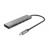 Trust Halyx Aluminium USB-C to 4-Port USB-A 3.2 Hub 24191
