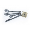 Kupilka Cutlery Set, Set of 4 KCUTK0 black - čierny kempingový príbor