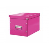 Leitz Click&Store Wow box štvorcový ružový A4