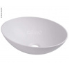 Oválne biele umývadlo, rozmery: 400x290 mm, V135 mm