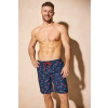 MEN-A Kúpacie šortky MEN-A Flamingo viacfarebná S