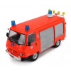 Edicola Peugeot J9 Van Vehicule De Secours Roiter Fire Engine 1982 1:43 Orange Fluo Silver