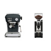 Ascaso Dream ONE, Anthracite + Eureka Mignon XL, CR black