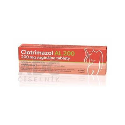 STADA Arzneimittel AG Clotrimazol AL 200 tbl vag 200 mg 1x3 ks