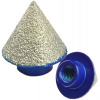 Brúsny diamantový kužeľový kotúč 2-38 mm, upnutie závit M14, MAR-POL