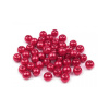 Sklenené voskové perly Ø6 mm - 50 g 71A červená