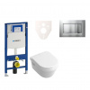 Siko Cenově zvýhodněný závěsný WC set Geberit do lehkých stěn / předstěnová montáž + WC Villeroy & Boch Omnia Architectura 111.300.00.5NB7