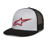 ALPINESTARS šiltovka CORP TRUCKER, ALPINESTARS (bílá/černá/červená)