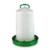 Závěsná klobouková napáječka pro drůbež, zelená 5l