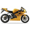 NÁLEPKY JUULA NA MOTOCYKEL PRE TRIUMPH DAYTONA 675 2006 SPÁLENÁ ŽLTÁ