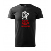 Tričko pre hasičov Keep Calm Im a firefighter, Barva Černá, Velikost 4XL Bezvatriko.cz 0191