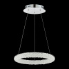 LUXERA ALMEDA 1xLED/24W,4000K, ST.STEEL/CLEAR 64391