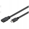 PremiumCord Prodlužovací kabel USB 3.1 generation 2, C/male - C/female, 1,5m (ku31mfa015)