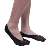 PLAIN BALLERINA prstové nylonové ponožky do balerín ToeToe Černá 35-42 1 pár