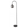 Rabalux Čierna stojacia lampa Ricardo pre žiarovku E27 74025